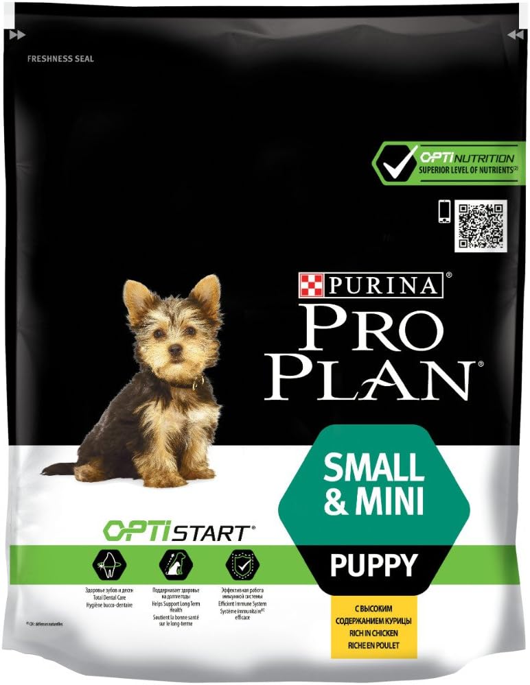 Pro Plan Purina Comida Seco para Cachorros Pequeños y Mini con Optistart, Sabor Pollo - 700 g