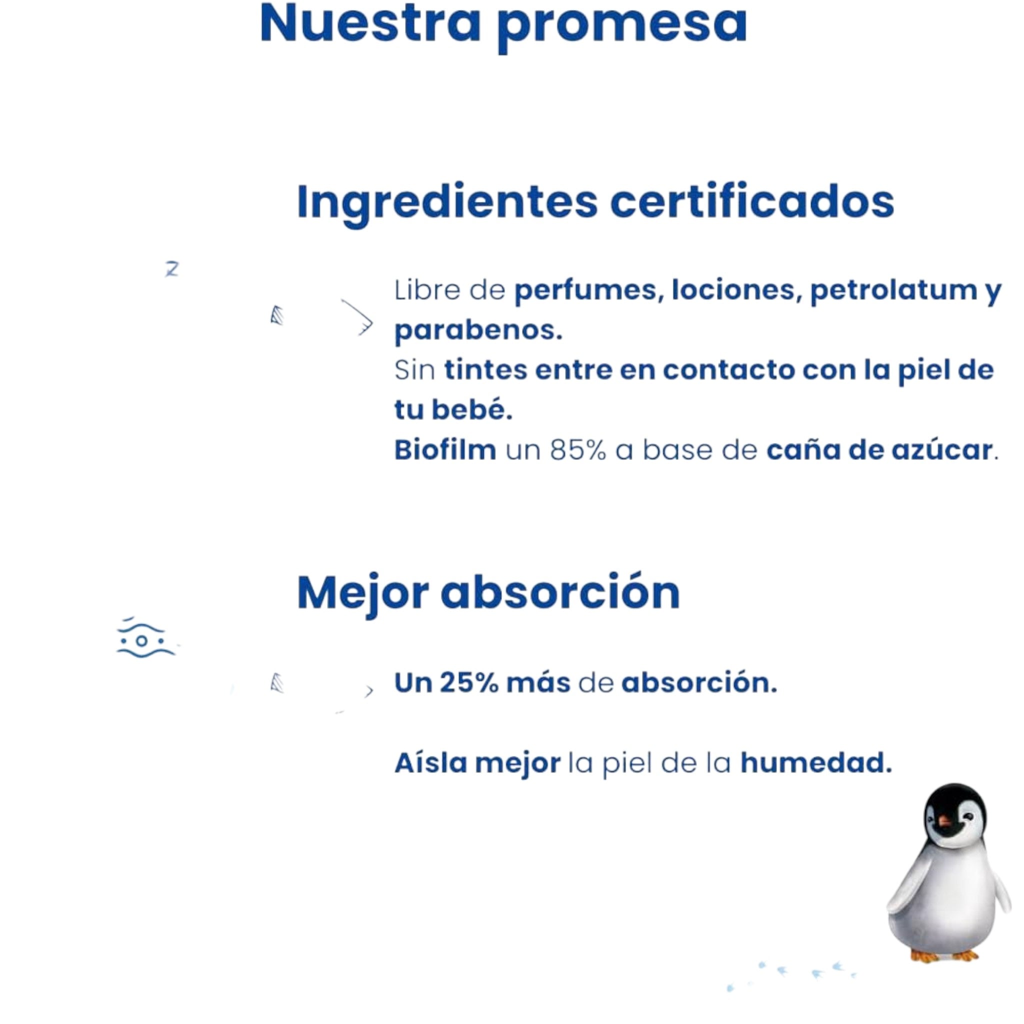 Pingo Pañales Ecológicos Talla 2 Mini (3-6kg), 1 bolsa de 42 pañales