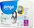 Pingo Pañales Talla 1 (2-5 kg), Suave Protección para Recién Nacidos, 27 Pañales Ecólogicos