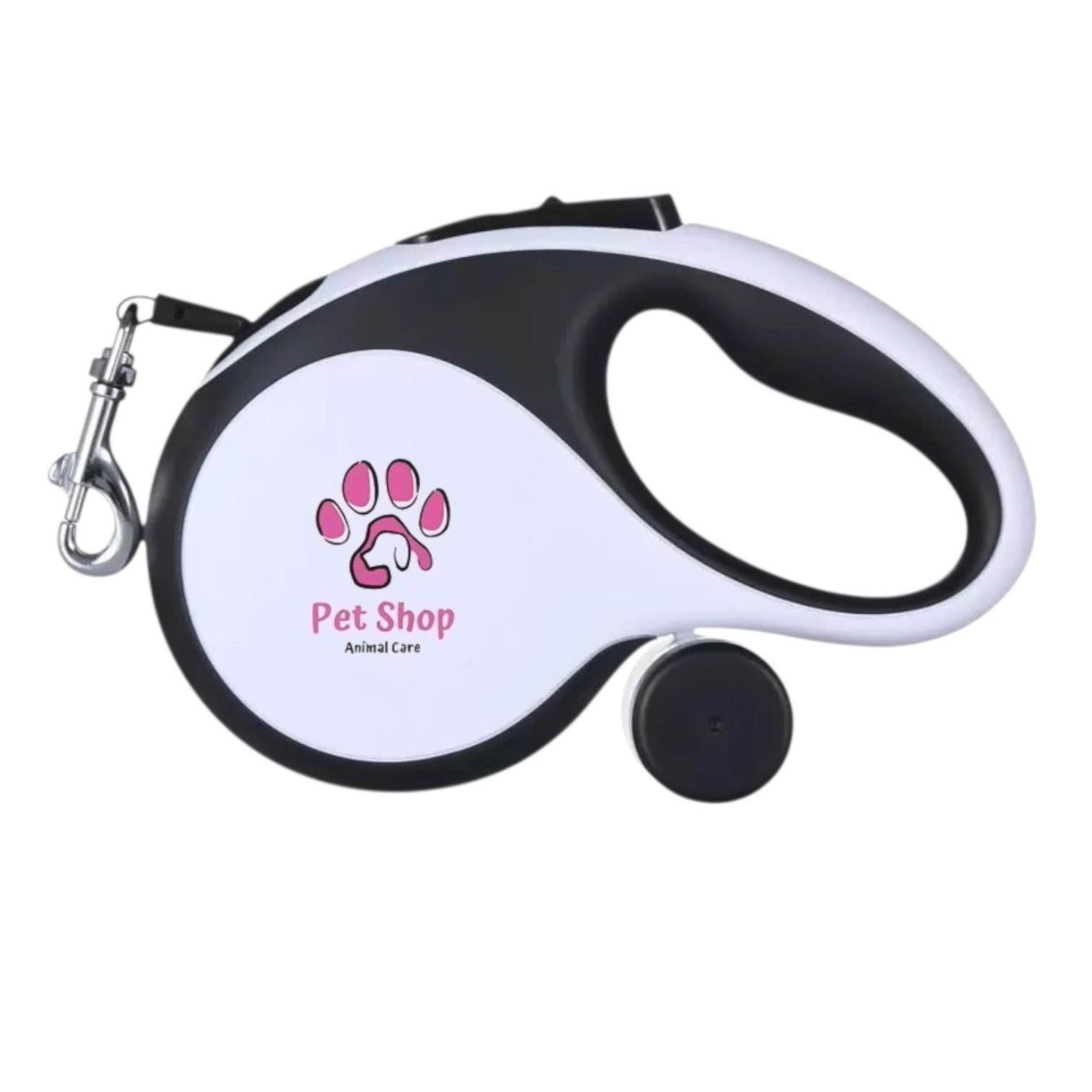 Correa Perro Extensible 5 metros talla L- Correa Retráctil Larga con Diseño Minimalista, Fácil Agarre y Frenado, Resistente y Duradera, Incluye Dispensador de Bolsas, Mango Antideslizante